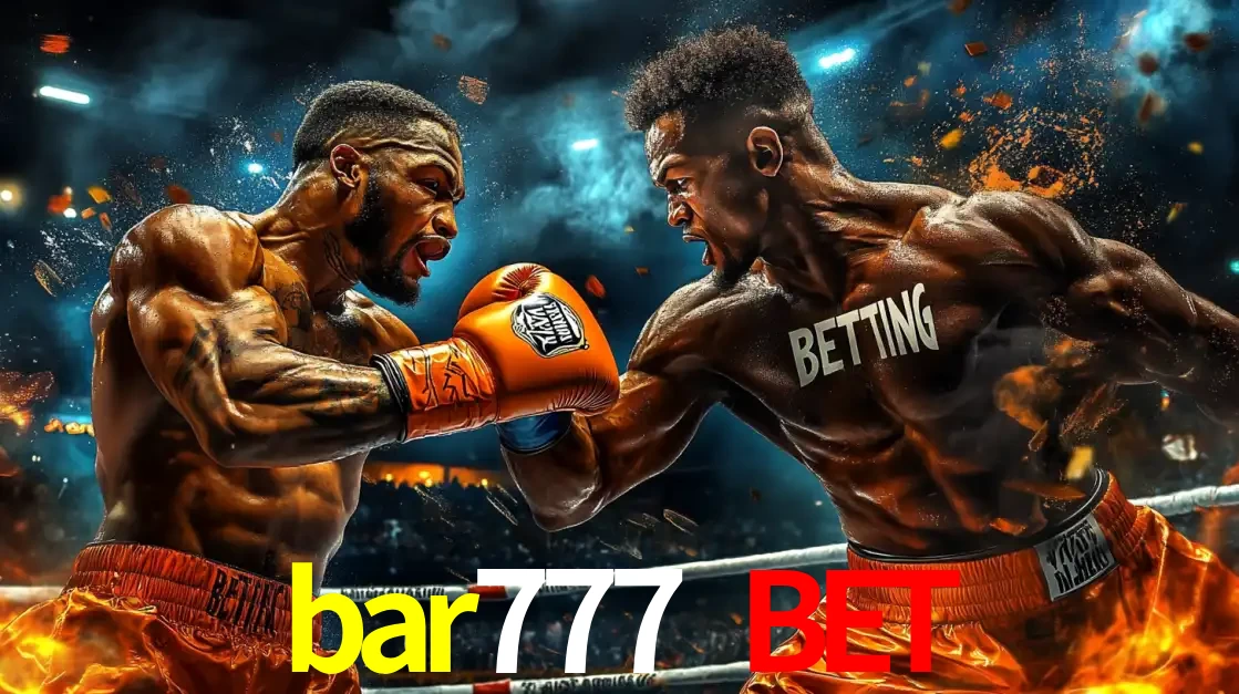 Dois boxeadores em uma luta intensa e explosiva, representando a adrenalina e as oportunidades de apostas em esportes de combate disponíveis na plataforma bar777 bet.